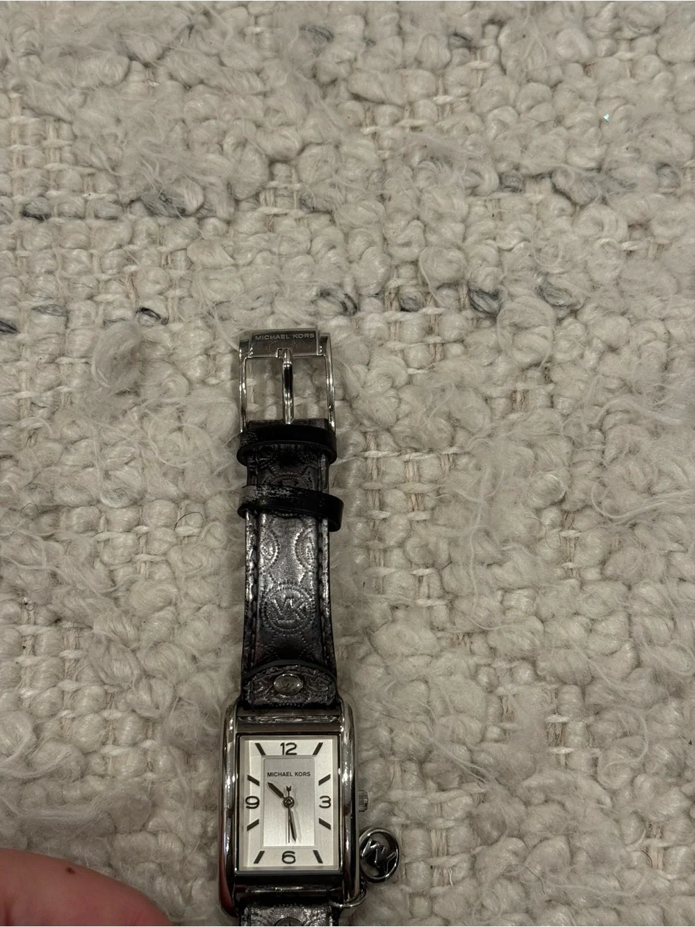 Michael Kors Vintage Metallic Leather Charm Watch MK-2247